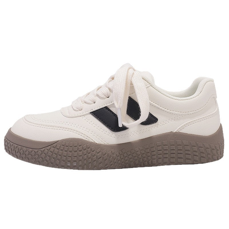 Damen Komfortable Sneakers mit dicker Gummisohle und atmungsaktiver Oberflächenstruktur R&B