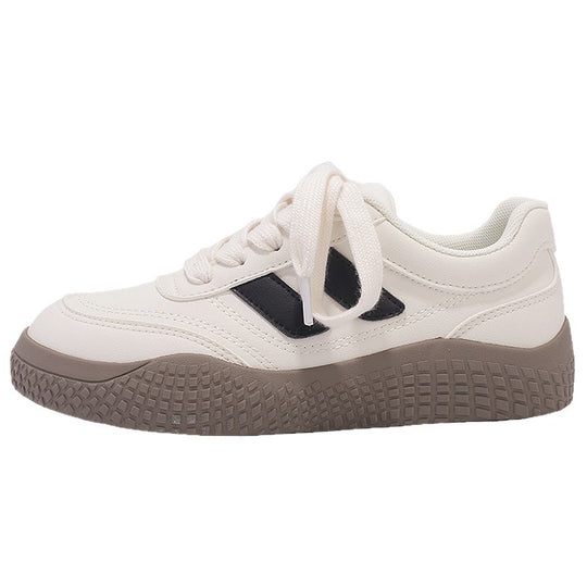 Damen Komfortable Sneakers mit dicker Gummisohle und atmungsaktiver Oberflächenstruktur R&B