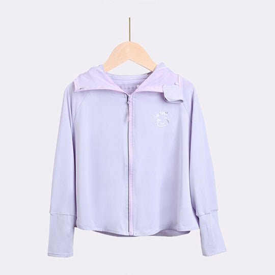 Damen leichte UV-Schutzjacke mit Kapuze und Reißverschluss R&B