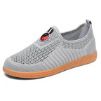Damen Komfortable Slip-On Sneakers mit atmungsaktivem Obermaterial und rutschfester Sohle R&B