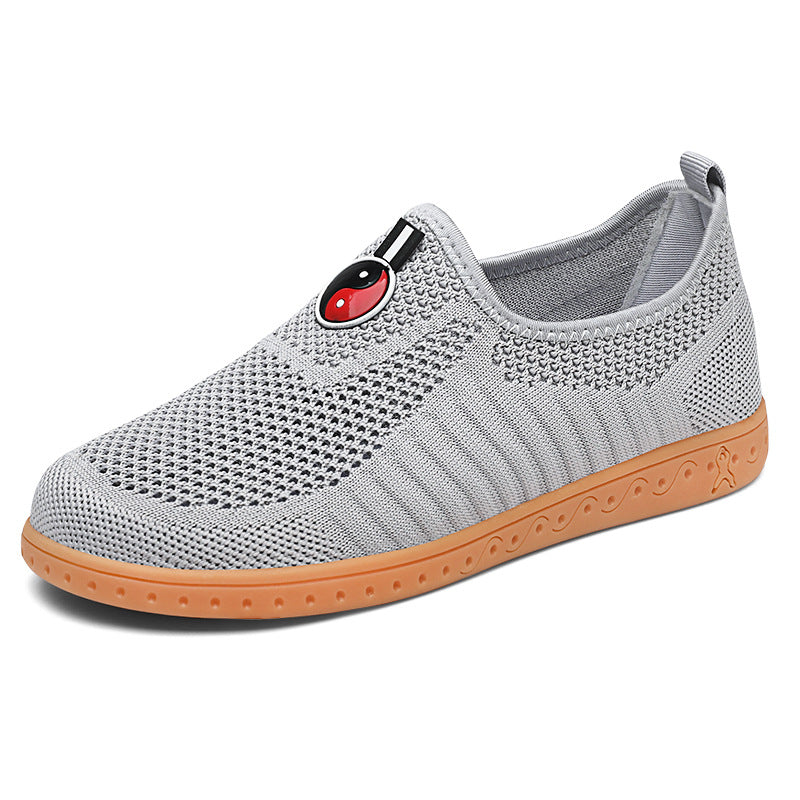 Damen Komfortable Slip-On Sneakers mit atmungsaktivem Obermaterial und rutschfester Sohle R&B