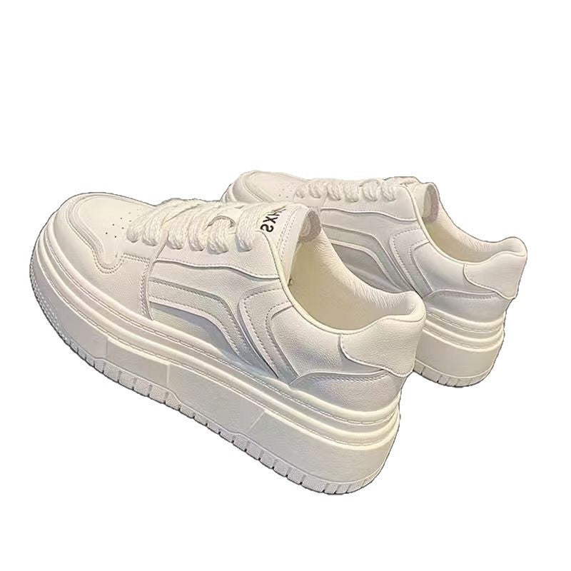 Damen Elegante und modische Sneakers mit hoher Plateausohle