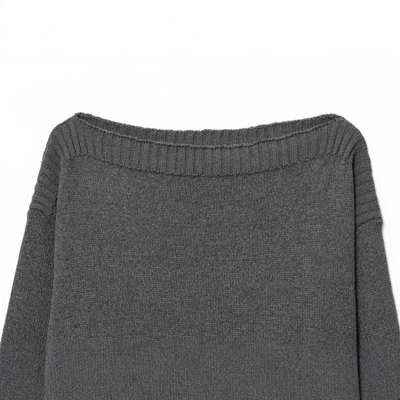 Damen kuscheliger Strickpullover mit weitem Schnitt und eleganten Rippbündchen R&B