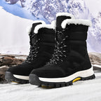 Damen Winterjacke mit isolierendem Futter und griffiger Laufsohle