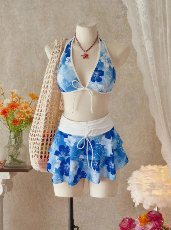 Damen Bikini-Set mit Rock R&B