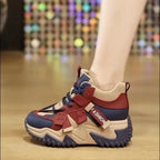 Damen trendige High-Top Sneakers