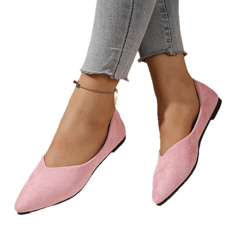 Damen Elegante Ballerinas mit flexiblem Fußbett und spitz zulaufendem Design R&B