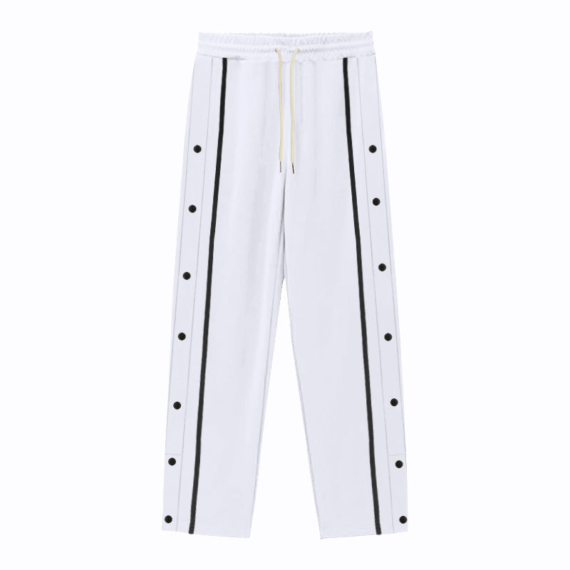 R&B | Gerade Sporthose mit Knöpfen