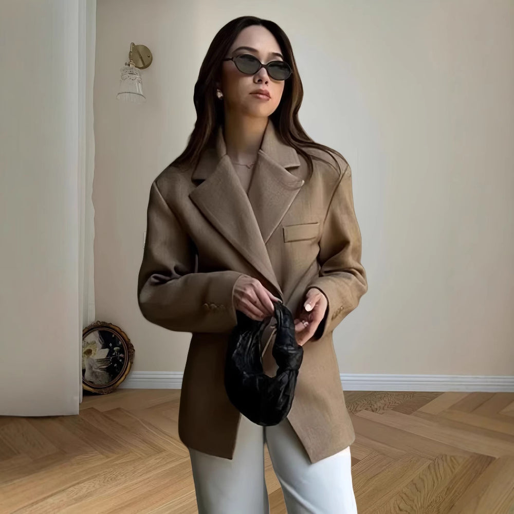 Damen Eleganter Oversized Blazer R&B