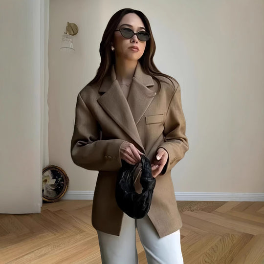 Damen Eleganter Oversized Blazer R&B