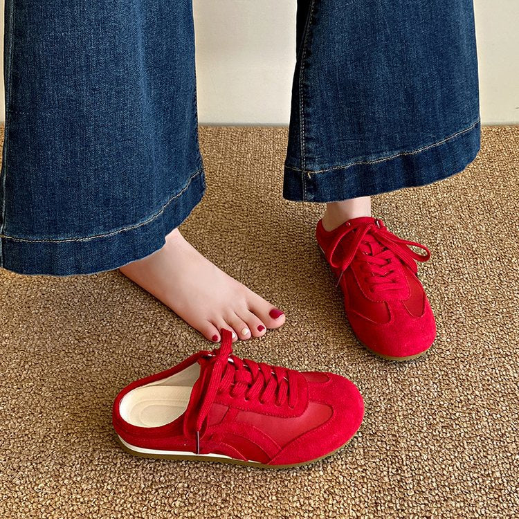 Damen bequeme und atmungsaktive Sneaker mit rutschfester Sohle R&B