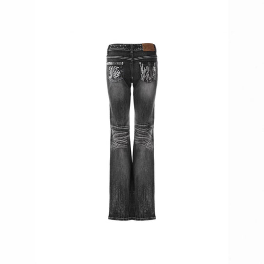 Damen Bootcut Jeans R&B