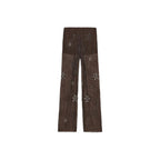 Damen Elegante, bestickte Pailetten-Hose im Palazzo-Stil R&B