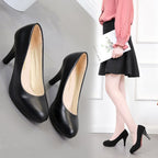 Damen klassische Pumps mit elegantem Blockabsatz und komfortabler Innenpolsterung R&B