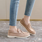 Damen Mokassins mit elegantem Schnürdesign und komfortabler Sohle R&B