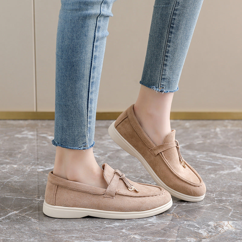 Damen Mokassins mit elegantem Schnürdesign und komfortabler Sohle R&B