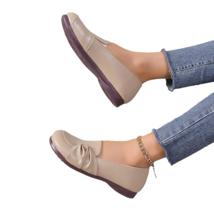 Damen Bequeme Ballerinas mit eleganter Schleifen-Applikation R&B