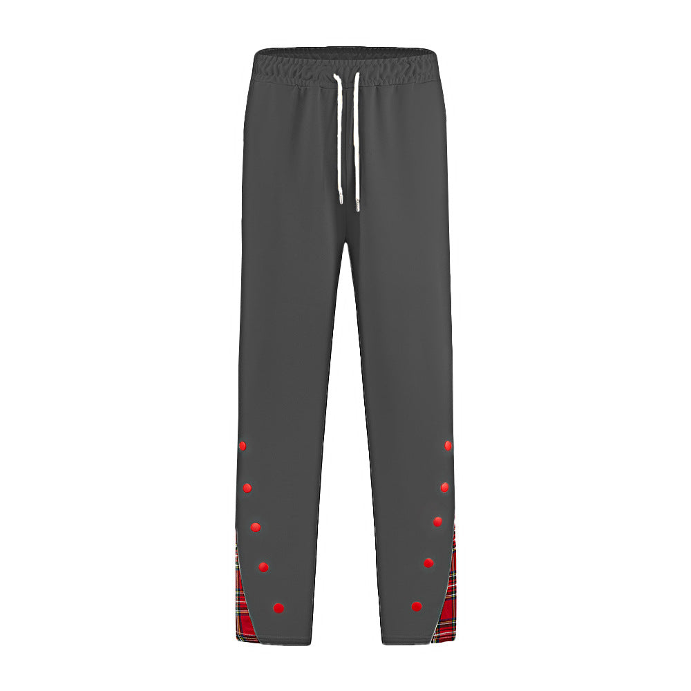 Damen Sportliche Freizeithose mit modischen Akzenten und elastischem Bund R&B