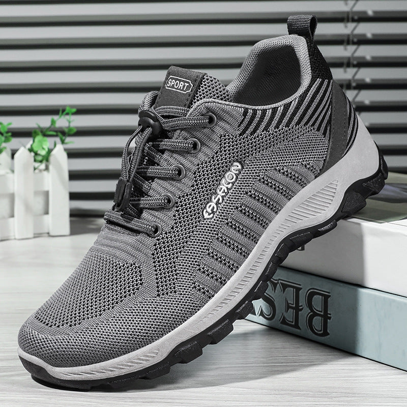 Damen Sportliche Mesh-Laufschuhe mit elastischem Schnürsystem R&B