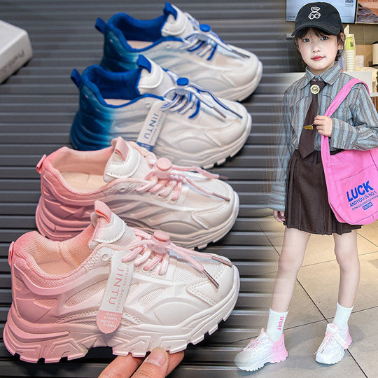 Damen modische Sneakers mit modernem Lagermuster und rutschfester Sohle R&B