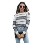 Damen Urbaner Strickpullover mit strukturiertem Muster R&B