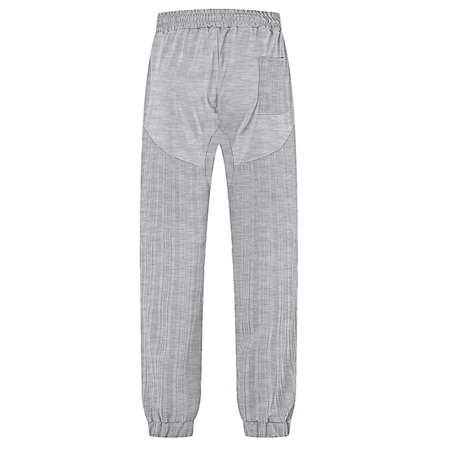Damen sportliche Jogginghose mit elastischem Bund und strukturiertem Design R&B