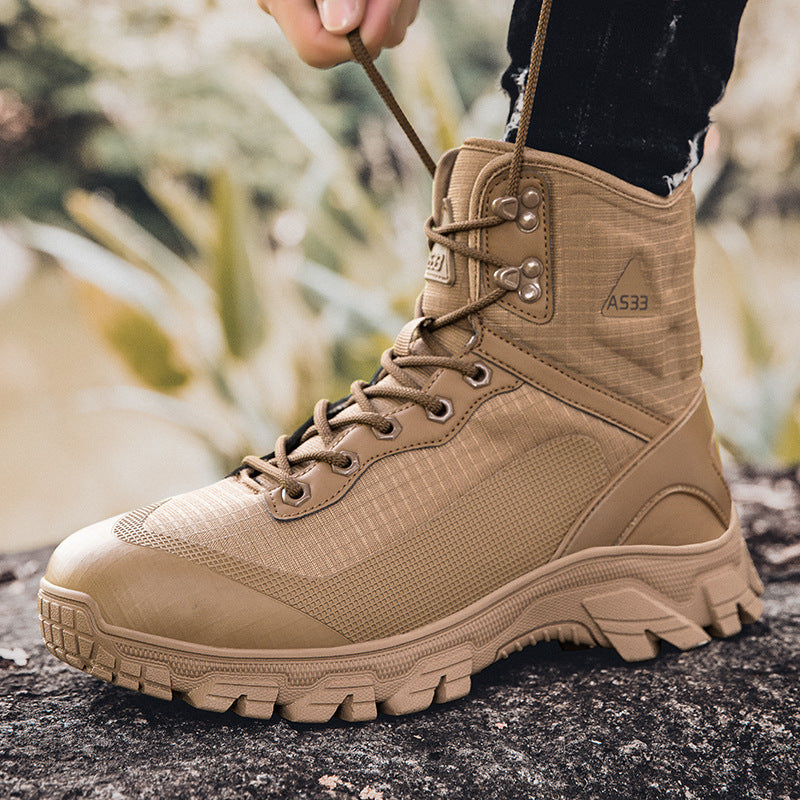 Damen taktische Outdoor-Wanderschuhe mit rutschfester Sohle und atmungsaktivem Obermaterial R&B