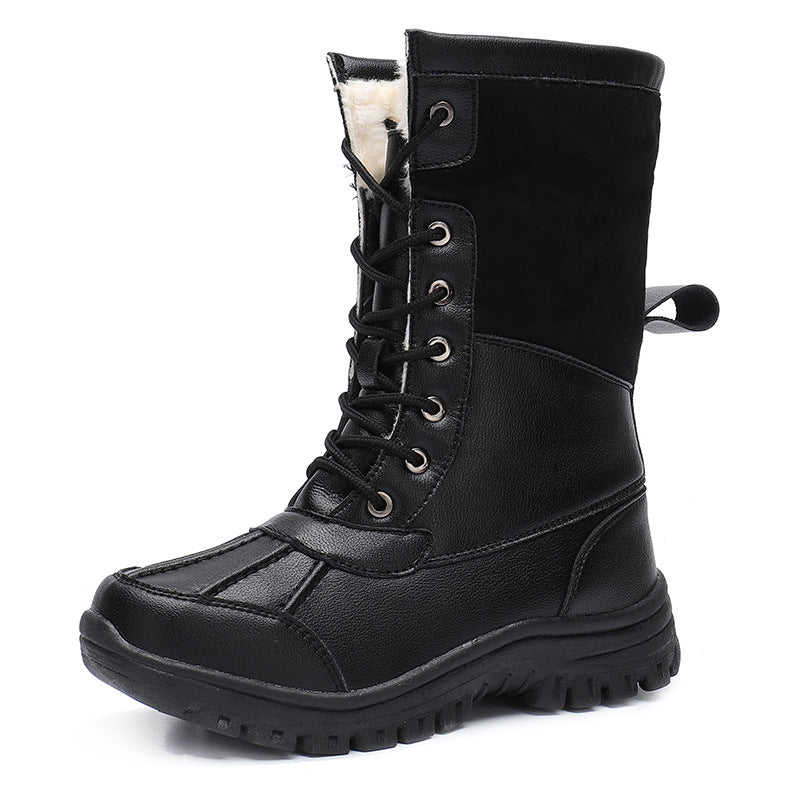 Damen Gefütterte Winterstiefel mit rutschfester Sohle und isolierendem Innenfutter R&B