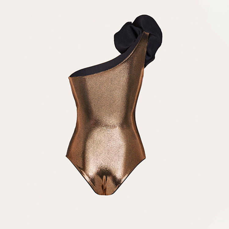 Damen Glamouröser Cut-Out Badeanzug R&B