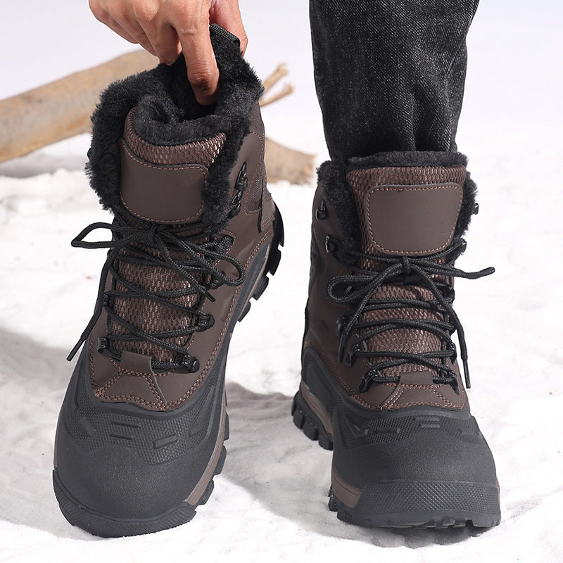 Damen Winter-Wanderschuhe mit isolierendem Fleece-Futter und rutschfester Sohle