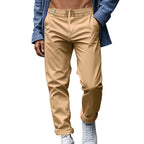 Herren elegante Freizeithose mit lockerem Schnitt und atmungsaktiver Struktur R&B