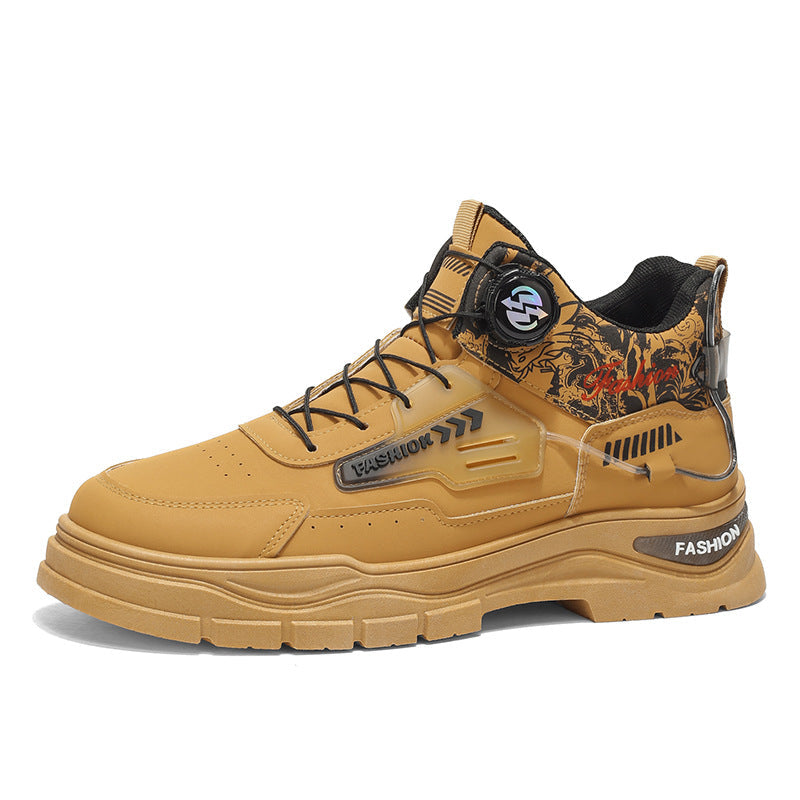 Herren Sportliche High-Top Sneakers mit innovativer Schnellschnürung R&B