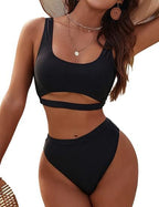 Damen Zweiteiliger Bikini mit innovativen Cut-Out-Details R&B