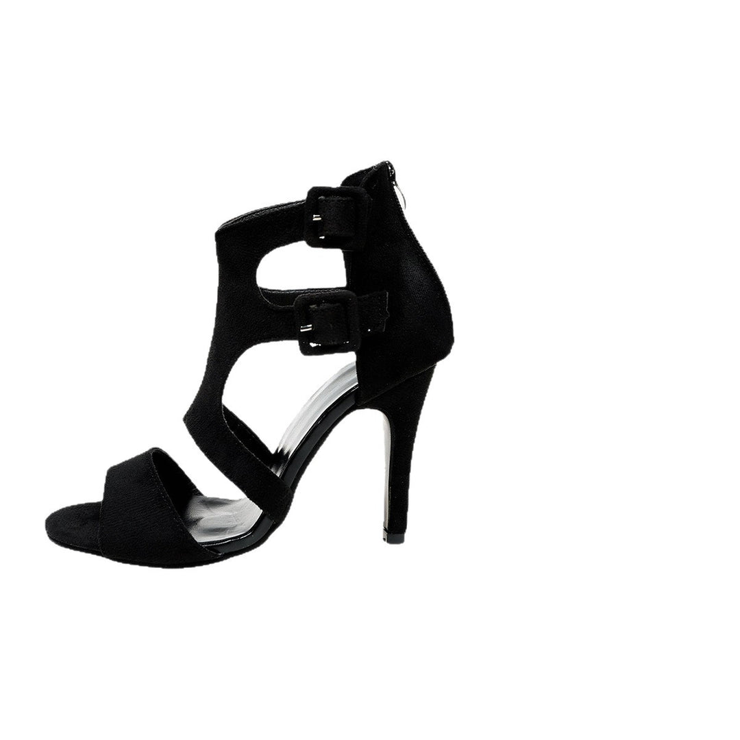 Damen High Heel Sandalen mit modischem Riemendesign und verstellbaren Schnallen R&B