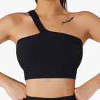 Damen Sportlicher Bustier mit asymmetrischem Schnitt R&B