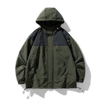 Herren funktionale Wetterjacke mit innovativem Kapuzen-Design und atmungsaktiven Einsätzen R&B