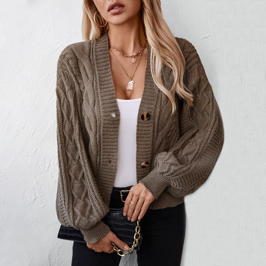 Damen Strickjacke mit dekorativem Zopfdesign und weich strukturiertem Material R&B