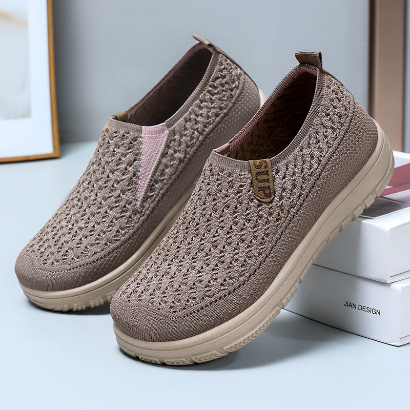 Damen Atmungsaktive Slip-On Freizeitschuhe mit elastischem Design R&B