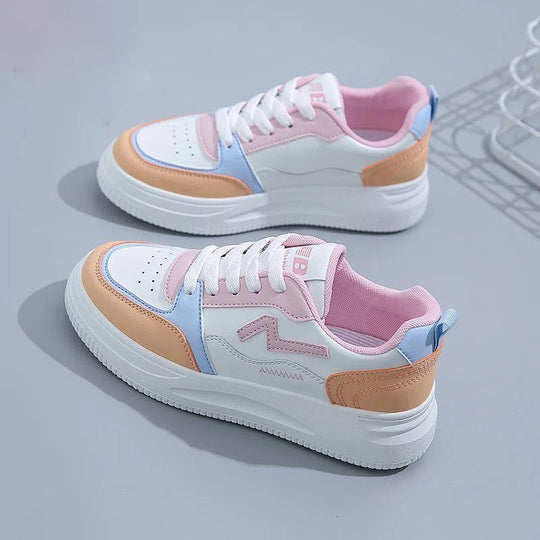 Damen Sportliche Freizeitschuhe mit Plateau und modischen Akzenten R&B