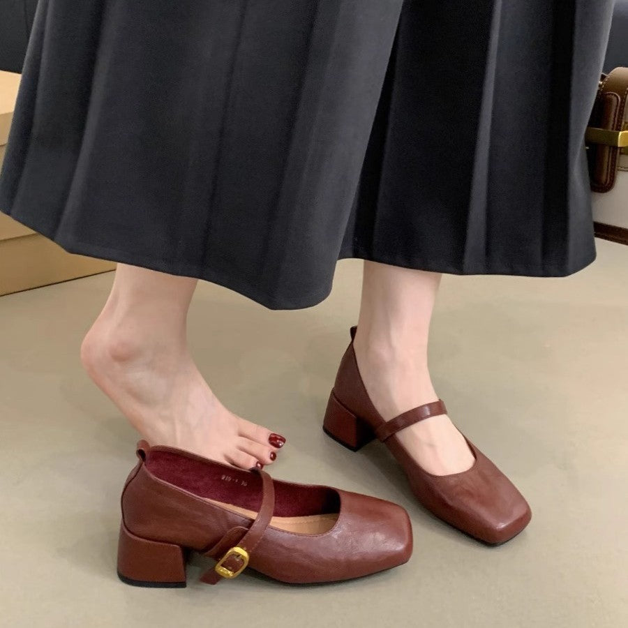 Damen Ballerinas mit modischem Riemchen und komfortablem Fußbett R&B