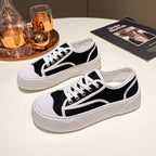 Damen Modische Sneakers mit erhöhtem Sohlenprofil und stylischem Design R&B