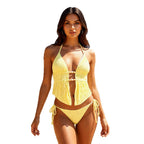 Damen Triangel-Bikini mit verspieltem Cut-Out Design R&B