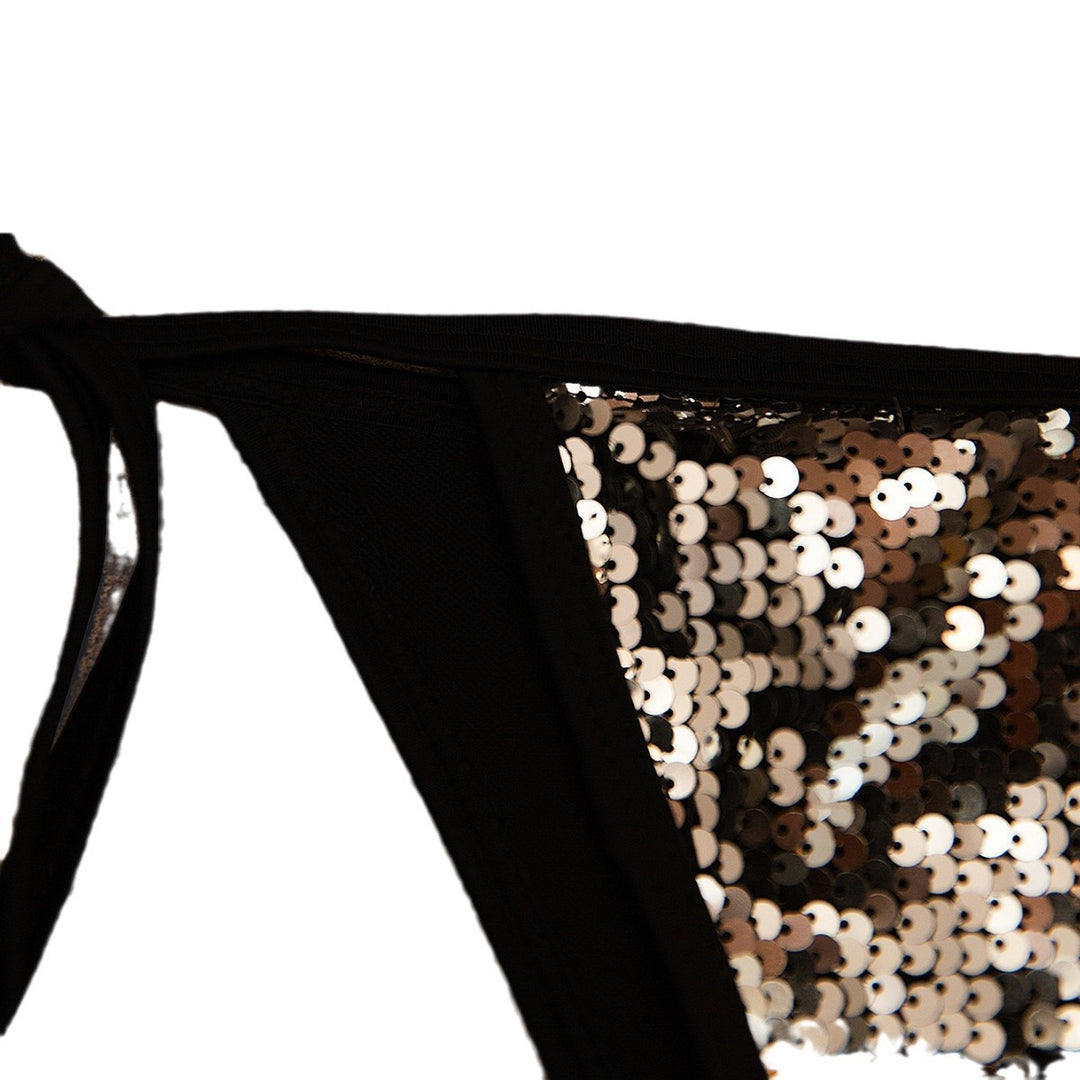 Damen Glitzernder Bikini mit raffinierten Rückendetails R&B