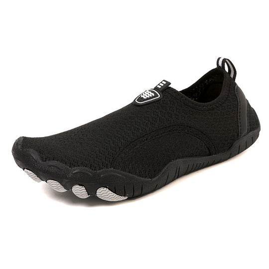 Damen nan leichte und flexible Wasserschuhe mit atmungsaktivem Strick-Obermaterial und rutschfester Profilsohle R&B