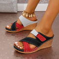 Damen bequeme Wedge Sandalen R&B