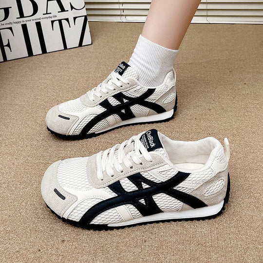 Damen Sportliche Lightweight Sneakers mit atmungsaktivem Obermaterial und rutschfester Sohle R&B
