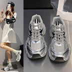 Damen Sportliche Sneakers im modernen Design mit stoßdämpfender Sohle R&B