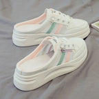 Damen Slip-On Sneakers mit atmungsaktiver Netzstruktur und bequemer Sohle R&B