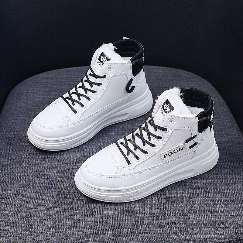 Damen Hohe Sneakers mit kuscheligem Innenfutter und sportivem Design R&B