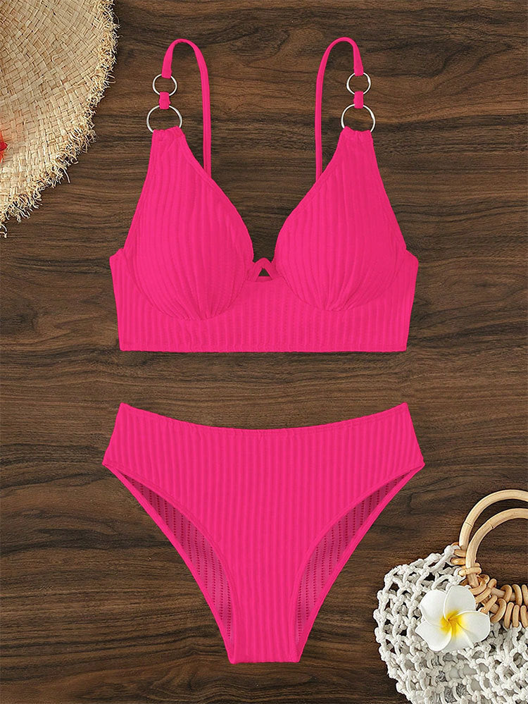 Damen Triangel-Bikini mit schickem Ringdetail R&B